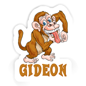 Singe Autocollant Gideon Image