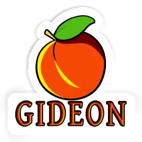 Gideon Autocollant Abricot Image