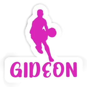 Gideon Autocollant Joueur de basket-ball Image