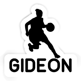 Autocollant Gideon Joueuse de basket-ball Image