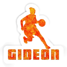 Autocollant Gideon Joueuse de basket-ball Image