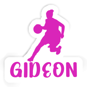Autocollant Gideon Joueuse de basket-ball Image