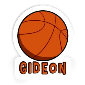 Gideon Autocollant Basket-ball Image
