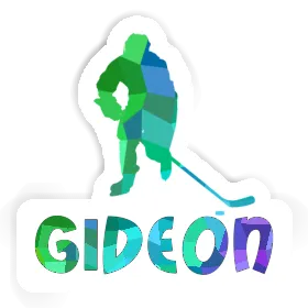 Aufkleber Eishockeyspieler Gideon Image