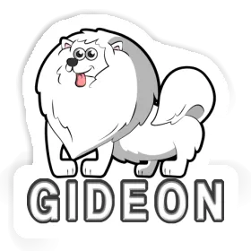 Autocollant Spitz allemand Gideon Image