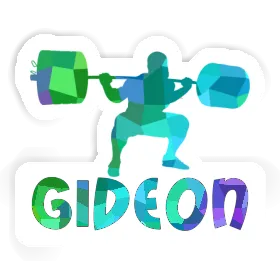 Autocollant Haltérophilie Gideon Image