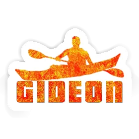 Gideon Autocollant Kayakiste Image