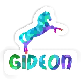 Gideon Autocollant Cheval Image