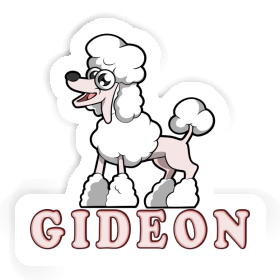Autocollant Gideon Caniche Image