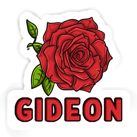 Gideon Autocollant Fleur de rose Image