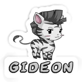 Autocollant Zèbre Gideon Image