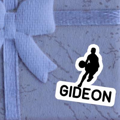 Gideon Autocollant Joueur de basket-ball Laptop Gideon Autocollant Joueur de basket-ball Laptop Image