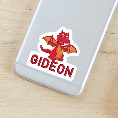 Bébé dragon Autocollant Gideon Gift package Image