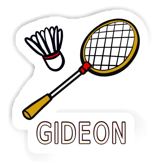 Gideon Autocollant Raquette de badminton Notebook Gideon Autocollant Raquette de badminton Notebook Image