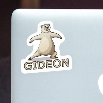 Aufkleber Gideon Yoga-Bär Notebook Aufkleber Gideon Yoga-Bär Notebook Image