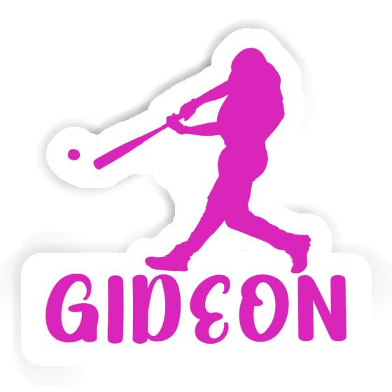 Sticker Gideon Baseballspieler Notebook Sticker Gideon Baseballspieler Gift package Image