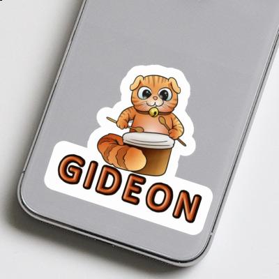 Gideon Autocollant Chat-tambour Notebook Gideon Autocollant Chat-tambour Gift package Image