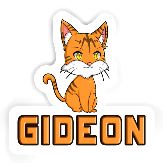 Gideon Autocollant Chat Notebook Gideon Autocollant Chat Gift package Image