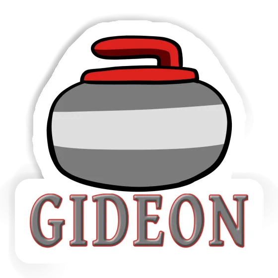 Pierre de curling Autocollant Gideon Laptop Pierre de curling Autocollant Gideon Laptop Image