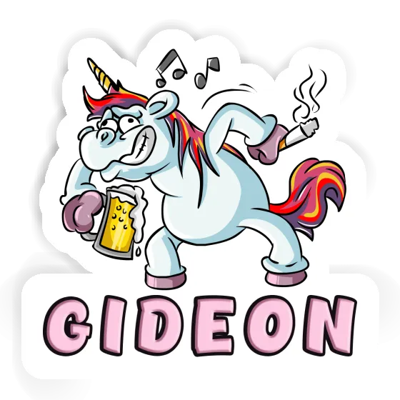 Licorne Autocollant Gideon Notebook Licorne Autocollant Gideon Notebook Image