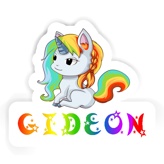 Gideon Autocollant Licorne Laptop Gideon Autocollant Licorne Laptop Image