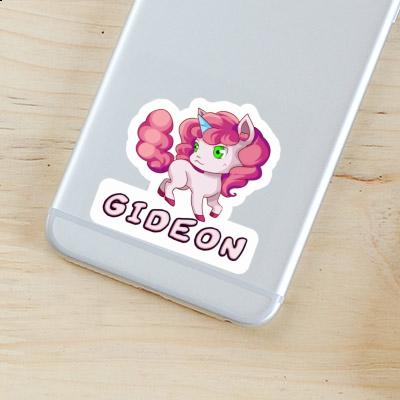 Unicorn Sticker Gideon Notebook Unicorn Sticker Gideon Gift package Image