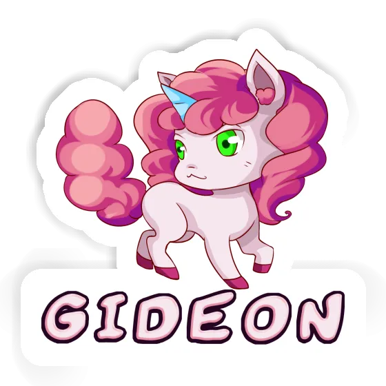 Autocollant Licorne Gideon Notebook Autocollant Licorne Gideon Gift package Image