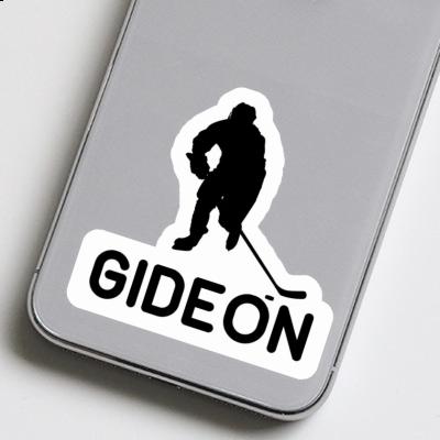 Gideon Sticker Eishockeyspieler Laptop Image