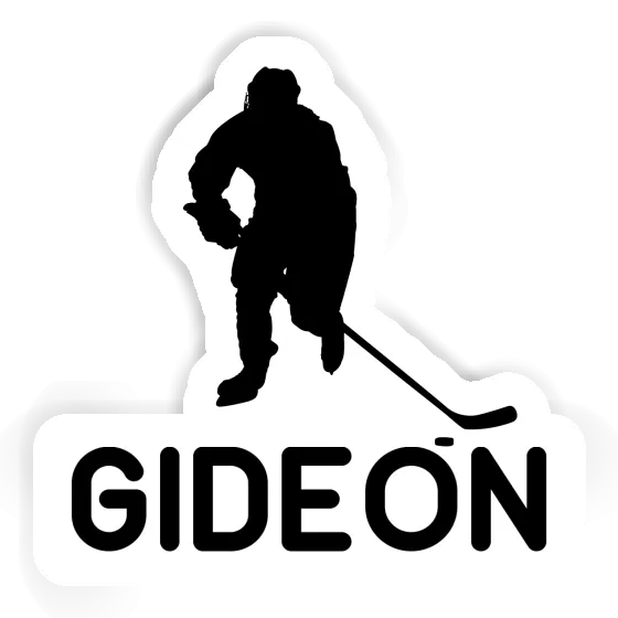 Gideon Sticker Eishockeyspieler Image