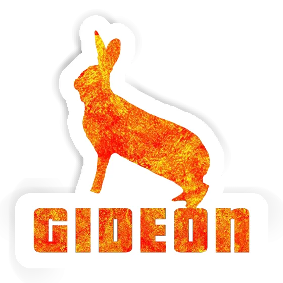 Autocollant Lapin Gideon Laptop Autocollant Lapin Gideon Laptop Image