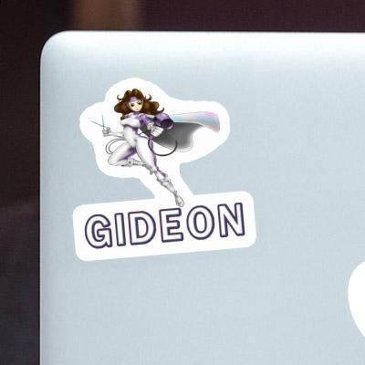 Autocollant Coiffeuse Gideon Autocollant Coiffeuse Gideon Image