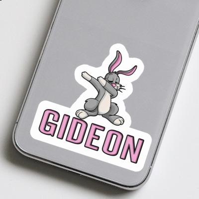 Lapin Autocollant Gideon Image
