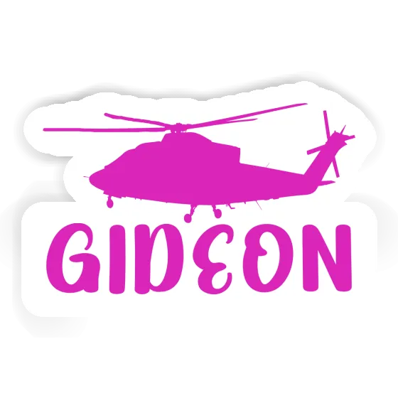 Gideon Autocollant Hélicoptère Notebook Gideon Autocollant Hélicoptère Gift package Image