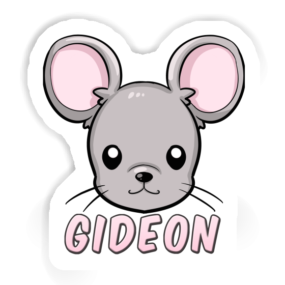 Autocollant Tête de souris Gideon Notebook Image