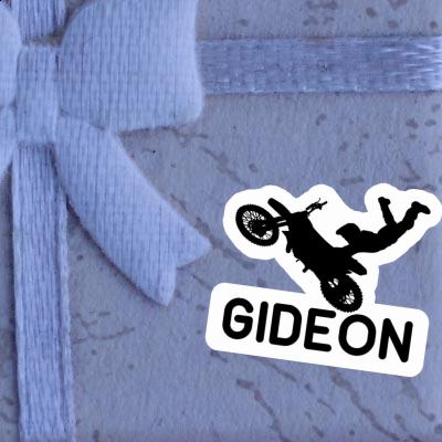 Motocross Rider Sticker Gideon Laptop Image