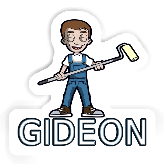Autocollant Gideon Peintre Notebook Image