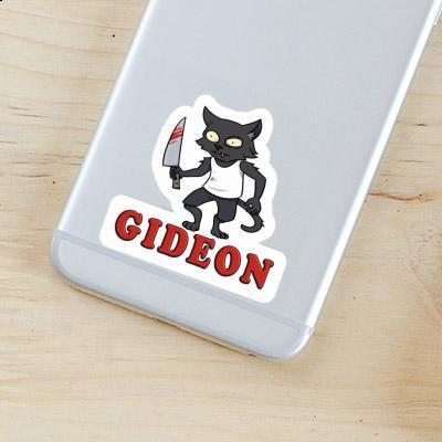 Gideon Autocollant Chat psychopathe Notebook Gideon Autocollant Chat psychopathe Gift package Image