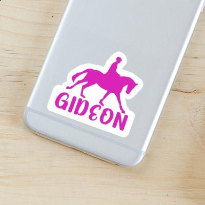 Gideon Sticker Horse Rider Notebook Image