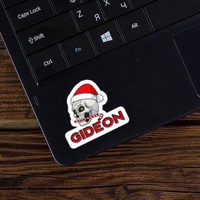 Christmas Skull Sticker Gideon Notebook Image