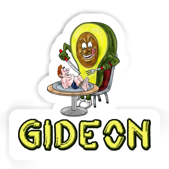 Avocado Sticker Gideon Avocado Sticker Gideon Image