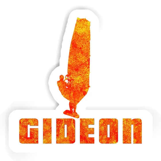 Windsurfer Autocollant Gideon Notebook Image