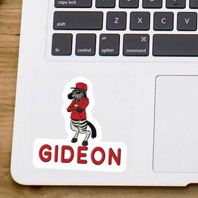 Gideon Autocollant Zebra Laptop Gideon Autocollant Zebra Laptop Image