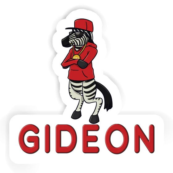 Gideon Sticker Zebra Gideon Sticker Zebra Image