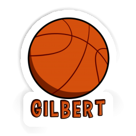 Sticker Basketball Ball Gilbert Image