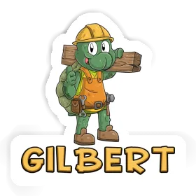 Autocollant Gilbert Ouvrier du bâtiment Image