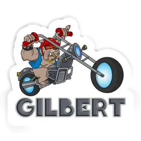 Chien Autocollant Gilbert Image
