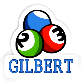 Sticker Gilbert Billiard Ball Image