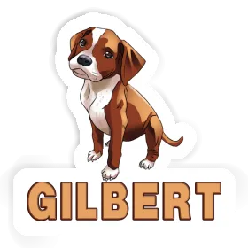 Gilbert Aufkleber Boxerhund Image