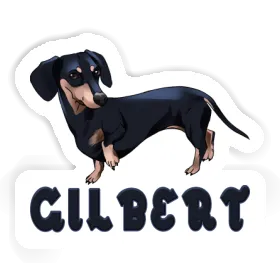 Aufkleber Dackel Gilbert Image