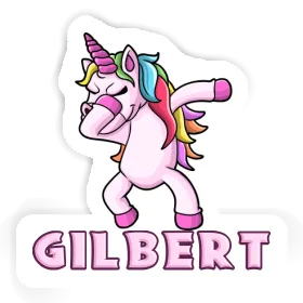 Sticker Einhorn Gilbert Image